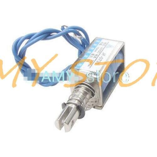 JF-0730 Open Frame DC 12V 24V Solenoid Electromagnet 10mm 5N Holding Pull Type