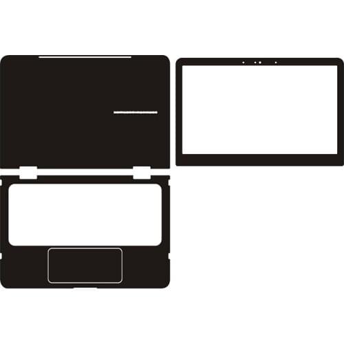 Laptop Carbon fiber Leather Sticker Skin Cover Protector for 2015 release HP Spectre X360 2-in-1 13.3" TouchScreen