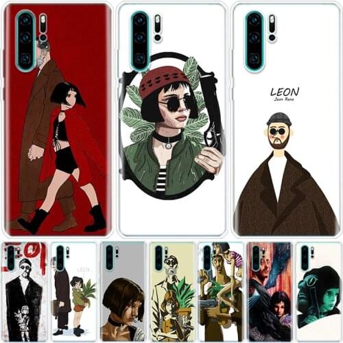 Leon Matilda Natalie Portman Movie Poster Phone Case For Huawei Honor 9 8A 8S 8X 7X 7A 20 10 Lite Pro 9X Y9 Y8 Y7 Y6 Y5 V20 V30
