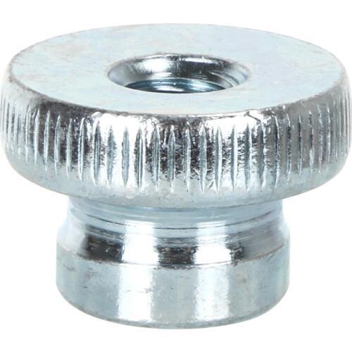 M3 M4 M5 M6 M8 M10 Carbon Steel Knurled Thumb Nuts With Collar Round Knobs Hand Tighten Nut
