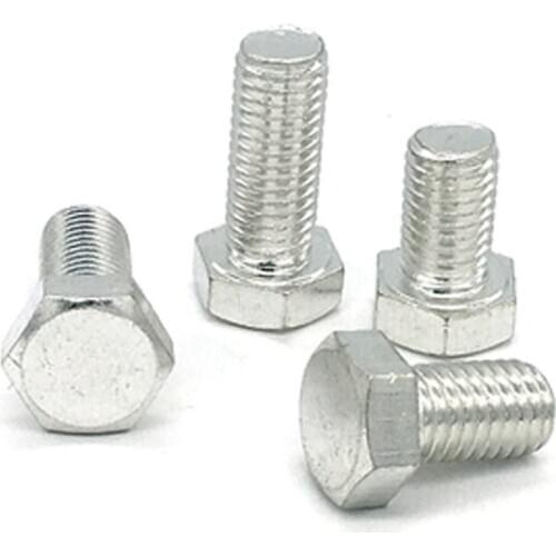 M4 M5 M6 Hex Screw Hexagon Bolts External H62 Screws Copper Plated 8-30mm Length