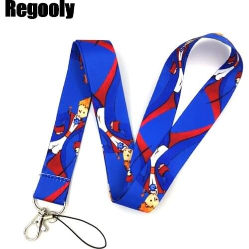 Little Prince Lanyard Keys Phone Holder Funny Neck Strap With Keyring ID Card DIY Animal webbings ribbons Hang Rope