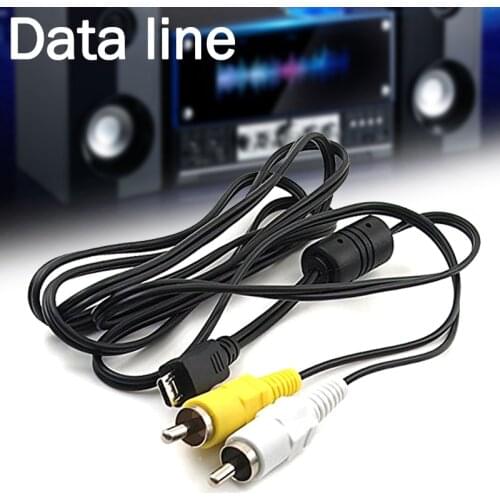 Micro USB Male to 2 RCA AV Adapter Cable Audio Video Cable for Samsung Mobile NK-Shopping