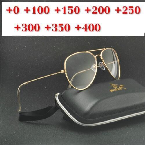 Pilot Progressive Multifocal Lens Reading Glasses Men Presbyopia Hyperopia Bifocal Glasses Sun Photochromic Eyeglasses NX