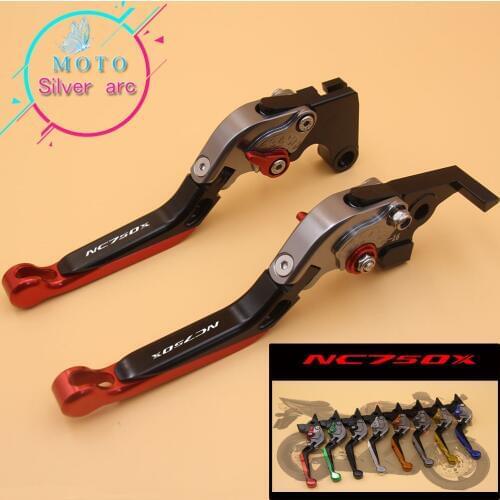 Adjustable Folding Extendable Motorbike Motorcycle Red Brake Clutch Levers For Honda NC750 NC750X NC750 X 2016 2017 2018