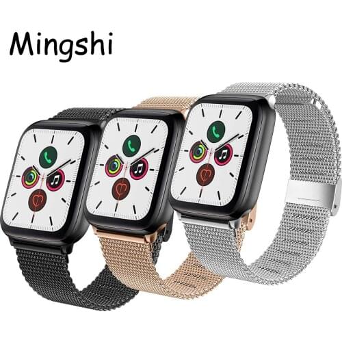 Milanese Watchband for Apple Watch 6 5 4 44mm 40mm Stainless Steel Replacement Bracelet Band Strap for iwatch 1 2 3 38mm 42mm