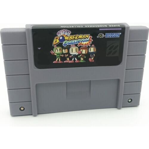 Super Bomberman 5 in 1 Collection / Bomber Man 1 2 3 4 5 Cartridge For 46 Pins NTSC Console