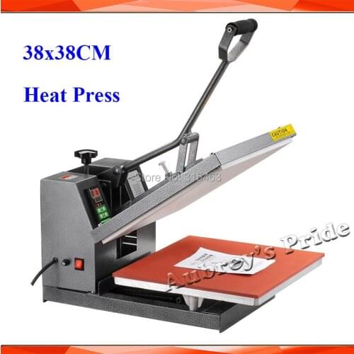 Heavy Duty 38x38CM(15x15Inch) T-shirt Heat Press Sublimation Printing Machine Printer