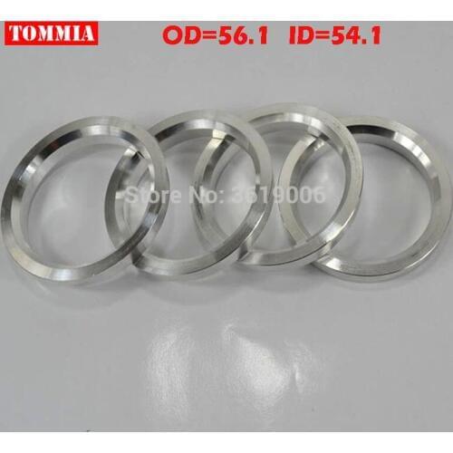 TOMMIA Hub Centric Rings Alloy Wheels Spigot Rings Centre Rings 56.1 OD 54.1 ID