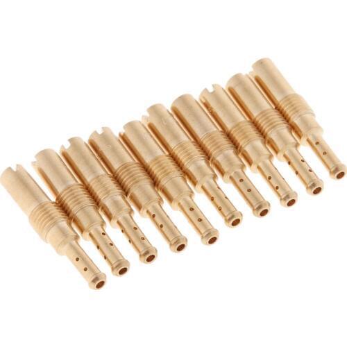 10Pcs Motorcycle Carburetor 35 Slow Pilot Jets for OKO KOSO GY6 Carburetor ATV Dirt Bikes 150cc