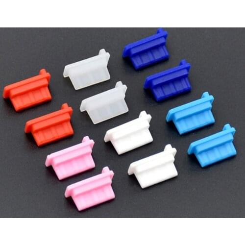10X USB Dust Plug Charger Port Cover Cap Female Jack Interface Dustproof Protect