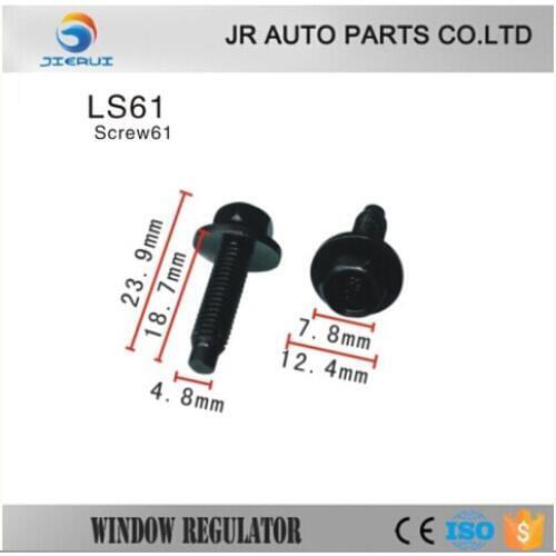 10x General screws, metal clips, water pipes