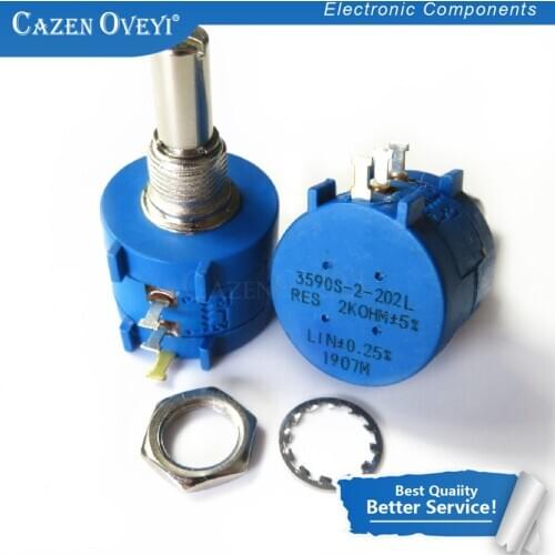 3590S 1K 2K 5K 10K 20K 50K 100K 500R 100R 200R ohm Precision Potentiometer Adjustable Resistor 3590 102 103 502 103 203 503 104