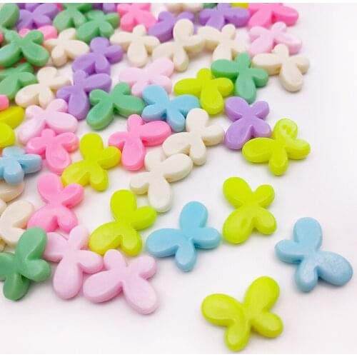 50pcs 18mmX13mm Garment Beads Acrylic Loose Bead DIY Handmade Bracelets Jewelry Necklaces Clothing Accessories Decoration