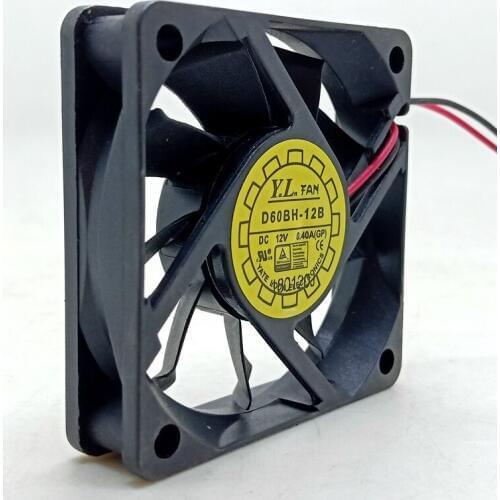 60mm fan 6cm 6025 12V Double Ball Fan D60BH-12B Projector Monitor Box cooling Fan