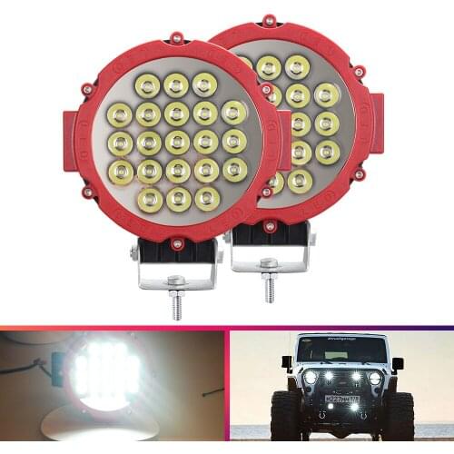 7inch car led bar spotlight 63W led work lights for 4x4 off-road Wrangler SUV ATV truck vehicle front bumper roof lights 12V 24V