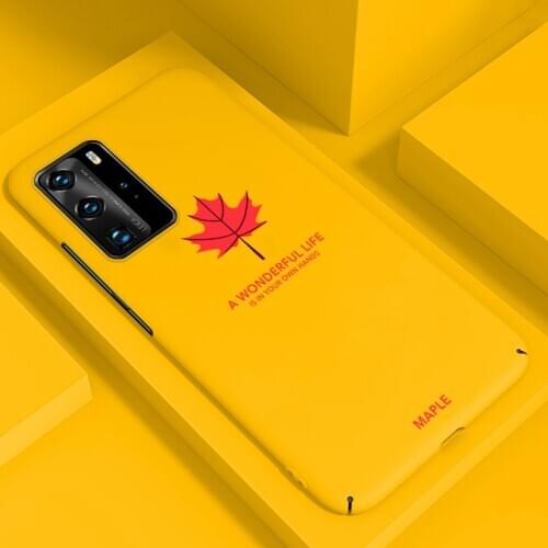 Ultra-thin Colorful Matte Hard PC Phone Case For Huawei P40 P30 P20 lite Mate 30 20 10 Pro Luxury Cute Shockproof Frosted Cover