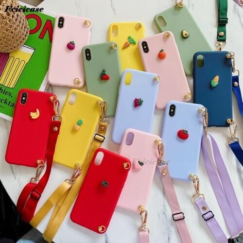 For Xiaomi Mi 10T 5G Case 3D Fruit Avocado TPU Silicone Cover For Xiaomi Mi 10T Pro Mi10T Pro 5G Phone Bags Peach Grape Orange