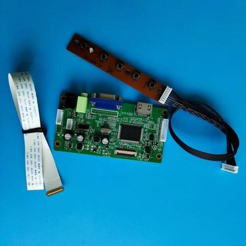 Kit for B140XTN02 panel Controller board monitor 30pin 1366X768 display LCD LED HDMI VGA DRIVER SCREEN EDP 14"