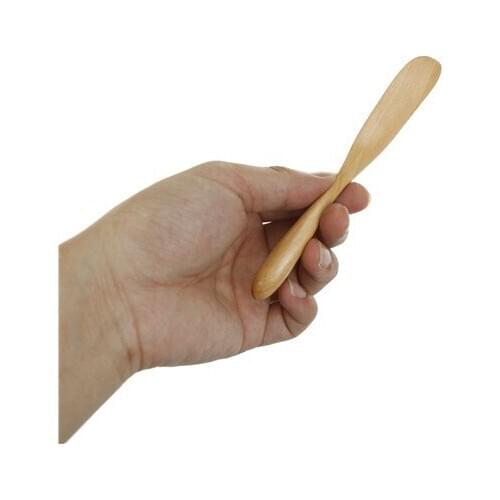 16.5cm Eco friendly Natural Wood Kitchen Knives Spreaders for Cheese Sandwiches Cheese Breakfast Butter 1pc