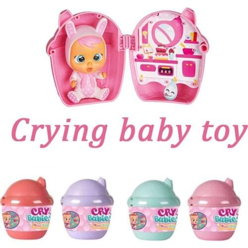 Magic Crying Doll Baby Doll Lifelike Baby Boy Doll for Baby Boys Girls