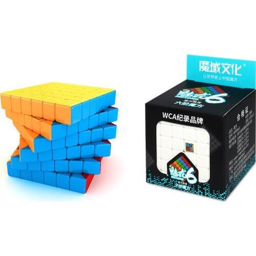MoYu MeiLong Cubing Classroom MF8863 6x6 Magic Cube 6 Layers Colorful Puzzle Education Toys For Children For Adults cubo magico