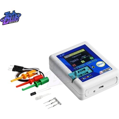 Multifunction LCR-TC2 Transistor Tester Multimeter For Diode Triode MOS/PNP/NPN Capacitor Resistor Transistor V2.3E