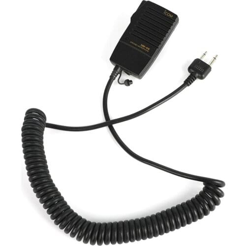 NEW ICOM HM-46 Angle Type SP/Mic W/earphone Jack for IC-V8 IC-V82 IC-V85 IC-V80