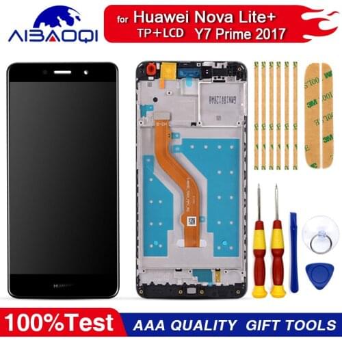 New original For Huawei Y7 Prime 2017 IPS LCD Display 5.5 inch Touch screen Digitizer Assembly for Huawei Nova Lite+ TRT-LX1