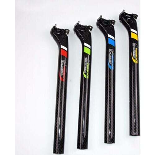 27.2 30.8 31.6*350MM Carbon fiber seatpost MTB mountain bike road bike accessories DH Down hill XC Racing Cross Country