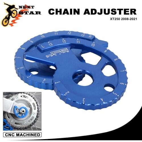 CNC Motorcycle Chain Adjuster Regulator For YAMAHA TW200 XT225 XT250 TW XT 200 225 250 2005-2020 2021 Motobike Accessories