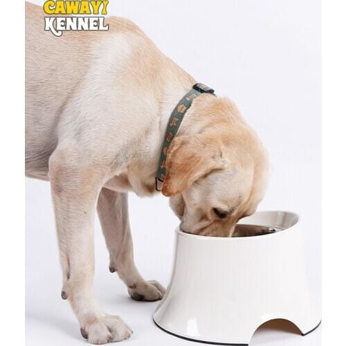 CAWAYI KENNEL Dog Feeder Drinking Bowls for Dogs Cats Pet Food Bowl Comedero Perro Miska Dla Psa Gamelle Chien Chat Voerbak Hond