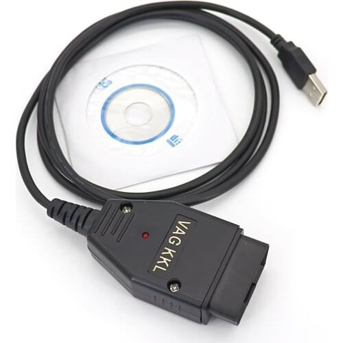 USB Diagnostic Scanner USB Cable KKL VAG-COM 409.1 OBD2 OBDII Diagnostic Scanner CH340 Chip