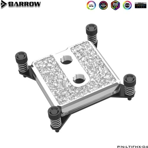 Barrow INTEL X99/X299 CPU water block only use fo INTEL X99/X299 LTIFH-04 Acrylic/Full copper /A-RGB 3PIN 5V