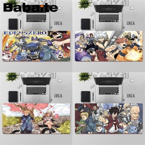 Babaite Top Quality EDENS ZERO Rubber PC Computer Gaming mousepad Free Shipping Large Mouse Pad Keyboards Mat