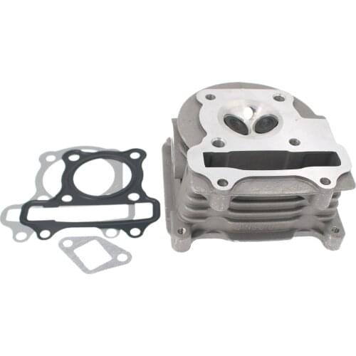 Wilebo GY6 49cc 50cc to 60cc 44mm Performance Cylinder Head with Valves for 139QMB 1P39QMB Chinese Scooter Moped ATV Quad Go Kar