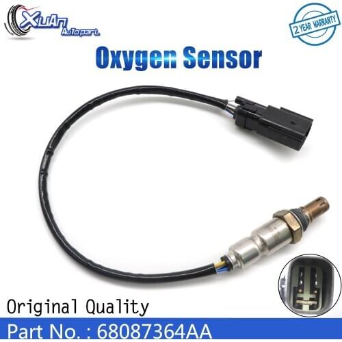 XUAN 5 Wire Lambda Oxygen O2 Sensor Probe Air Fuel Ratio Sensor 68087364AA For JEEP RENEGADE WRANGLER JK RAM PROMASTER CITY