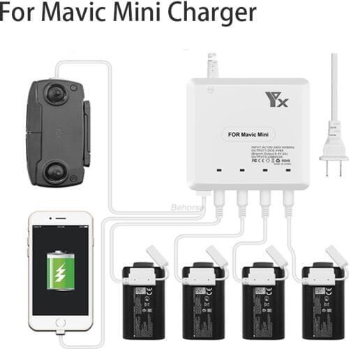 DJI Mavic Mini 6 in1 Battery charger Remote Controller Balance Smart phone usb charger Accessories