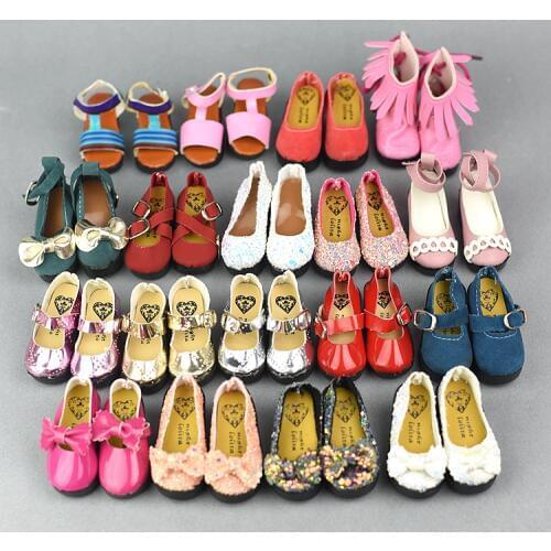 1/4 Doll Shoes / Flattie Flat Shoes, Princess Butterfly Leather shoes Accessories For 1/4 Xinyi BJD SD night lolita Doll