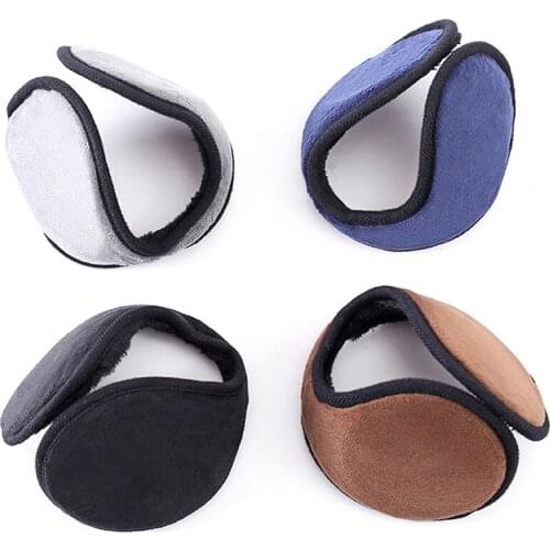 1PCS Casual Keep Warm Winter Outdoor Protector Ear Cover Men Earmuffs Male Earflap Plush Back-wearing Style Fashion Earbags