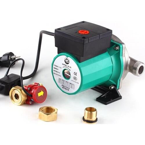 100W Automatic Hot Water Circulation Pump Stainless Steel Pump Head Water Pump 220V 50L/M Max