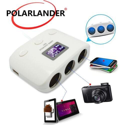 12V ABS 1.0A 2.1A dual USB ports number Adapter Universal square Car Charger Fast Charger Char for mobile phones and digital