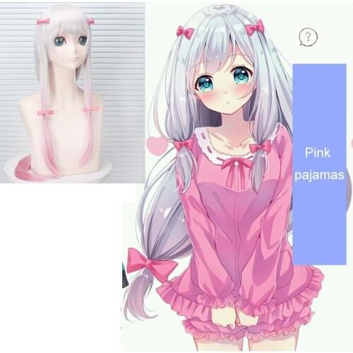 Eromannga Izumi Sagiri Girl T-shirt Pajamas T Shirt Cotton Tops Pants Sweatshirt