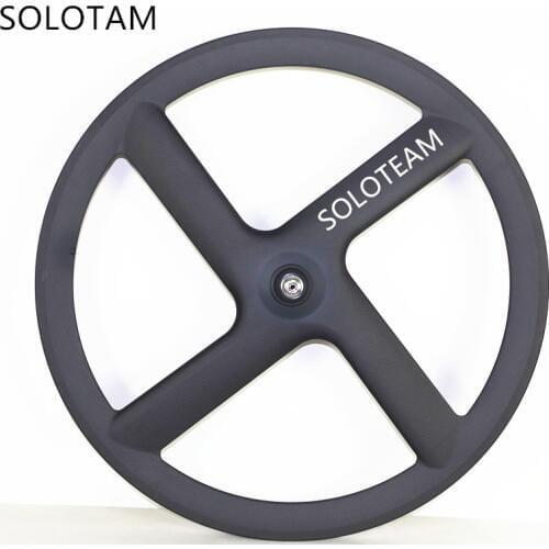 Custom logo carbon 4 spoke wheels 700c bicycle carbon fixed wheels and road four carbon wheelset