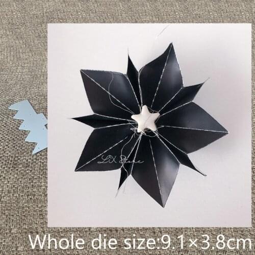 XLDesign Craft Metal Cutting Die cut dies Folding star flower decoration scrapbook Album Paper Card Craft Embossing die cuts