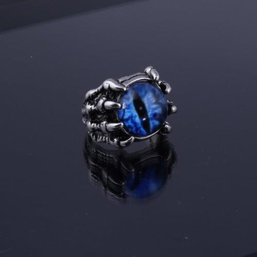 Fashion Creative Demon Eye Rings for Women Men Personality Punk Ring Men Bar Night Club Accessories Jewelry Gifts