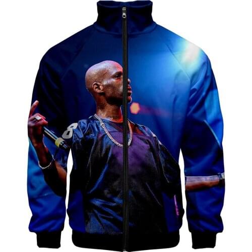 2021 New 3D Print Earl Simmons Zipper Sweatshirt Casual Hoodies Fashion Hip hop Autumn Spring Sweatshirt DMX jacket Clothes
