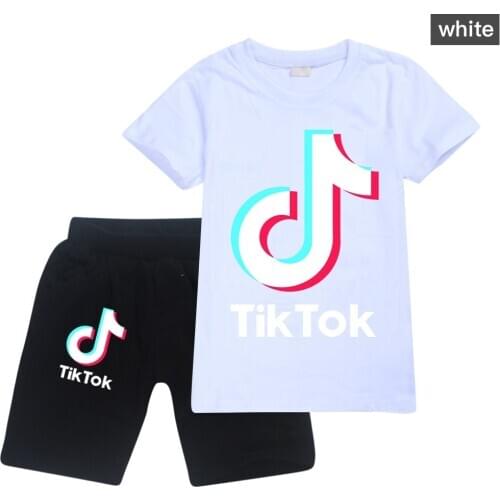 Boys Clothes 2021 Fashion Short Sleeve Summer Toddler Letter Tops T-Shirt and Shorts 2pcs Outfits Teenagers Sport Suits 2-16Y