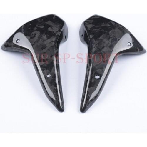Front Head Fairing Side Panels For MV Agusta Brutale 800 RR RC 2018 2019 Forged Carbon Fiber