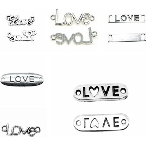Sejuani diy charms for jewelry making kit pendant for bracelet jewelry accessories Love Connector Charms